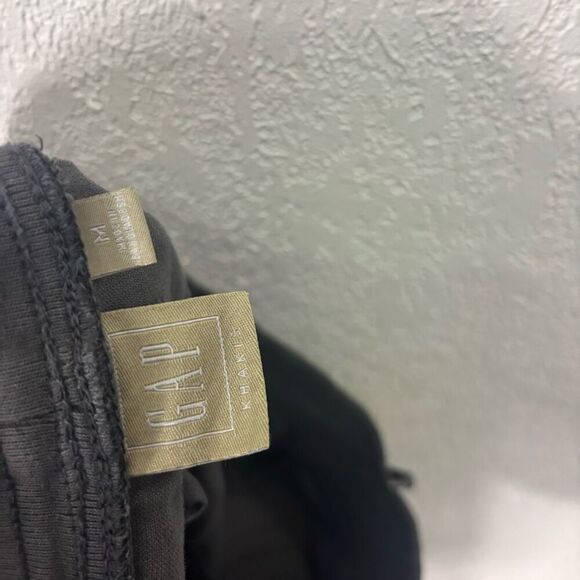 New Gap Grey Cotton/Lyocell Khaki Ankle Jogger Pants Size Medium - Picture 6 of 7